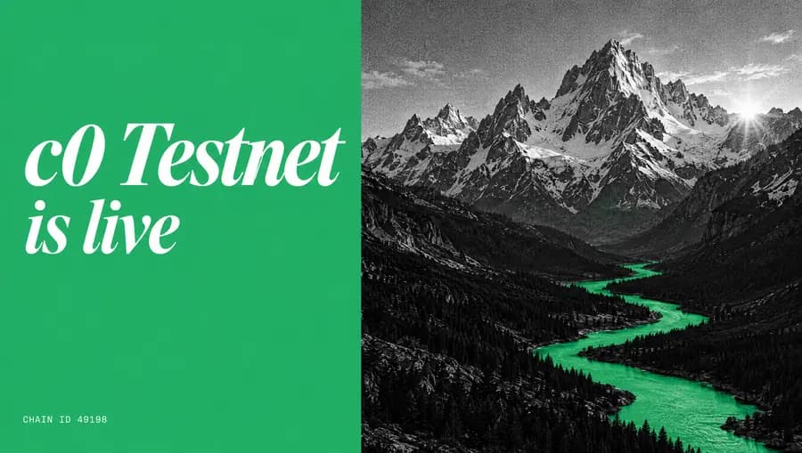 c0 Testnet is live